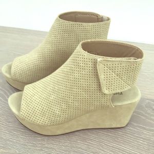 Summer open toe  booties .